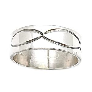 Stamped Band Ring (click for sizes available)