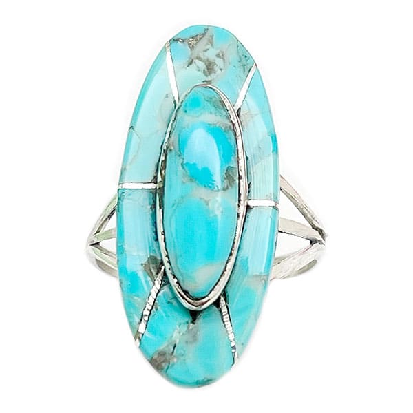 Turquoise Ladies Ring (click for color shades and sizes available)