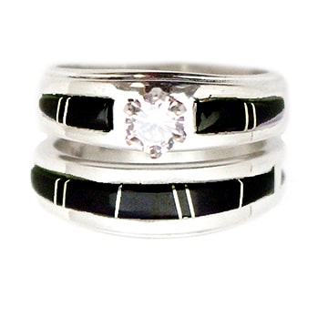 Inlay Wedding Set