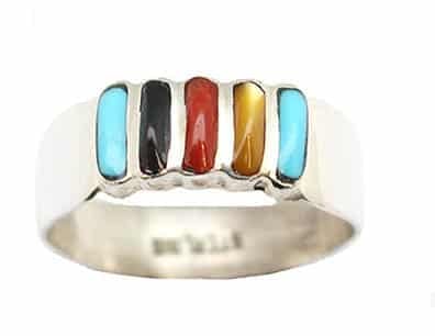 Multi Color Zuni Ring
