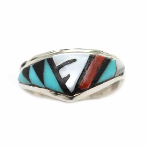 Zuni Inlay Ladies Ring