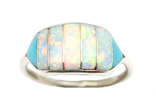 Zuni Inlay Ladies Ring