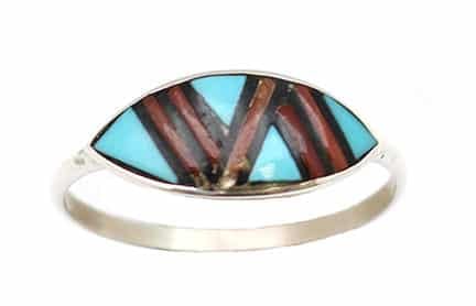 Inlay Ladies Ring