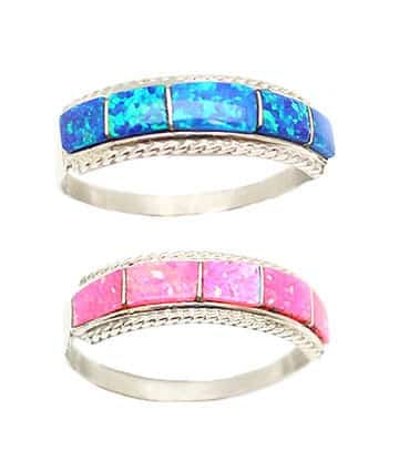 Zuni Inlay Opal Ring