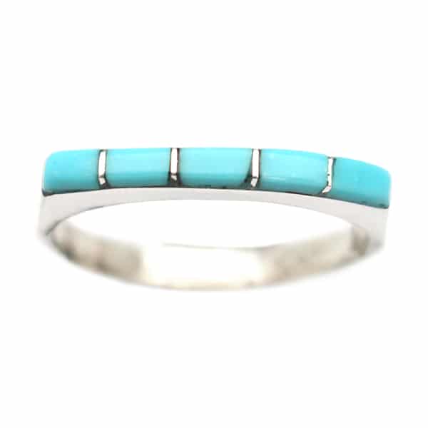 Zuni Inlay Guard Ring