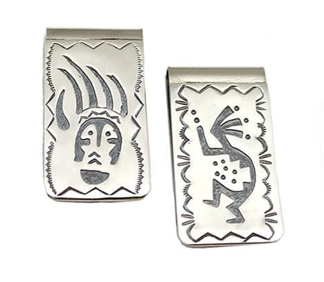 Navajo Overlay Money Clip