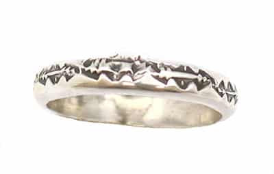 Stamped Band Ring