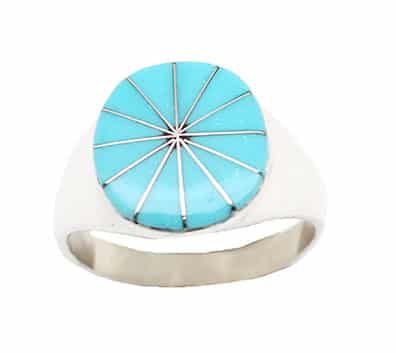 Zuni Turquoise Ring (click for sizes available)