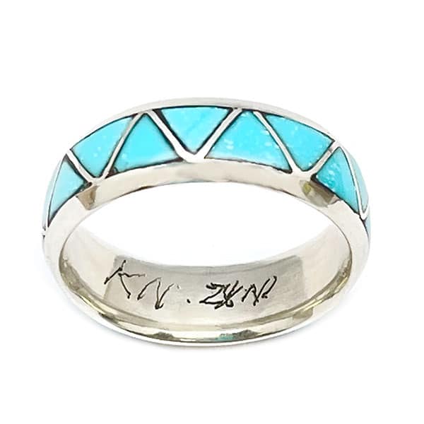 Turquoise Inlay Band (click for sizes available)
