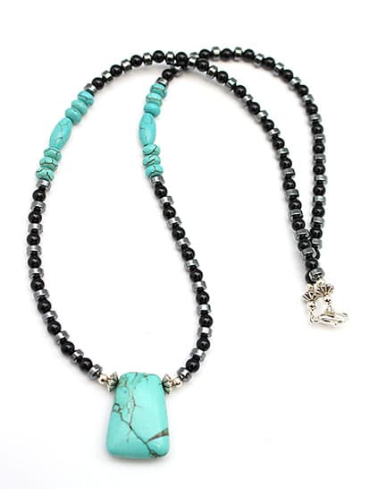 Hemitine & Magnasite Necklace