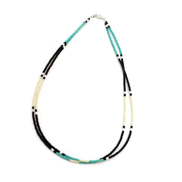 Double Strand Bead Necklace - Image 2