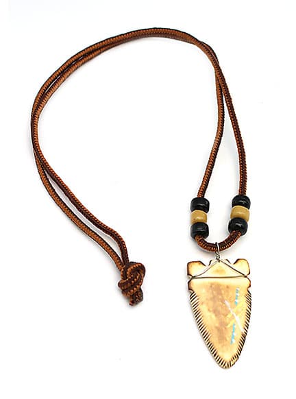 Carved Arrowhead on Cord