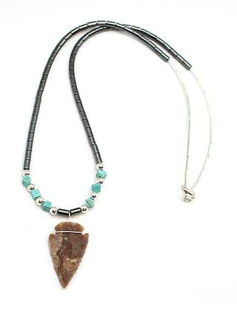 Hematine & Magnasite Necklace