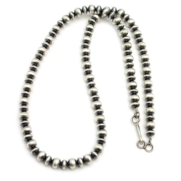 Silver Bead (Navajo Pearl) Necklace
