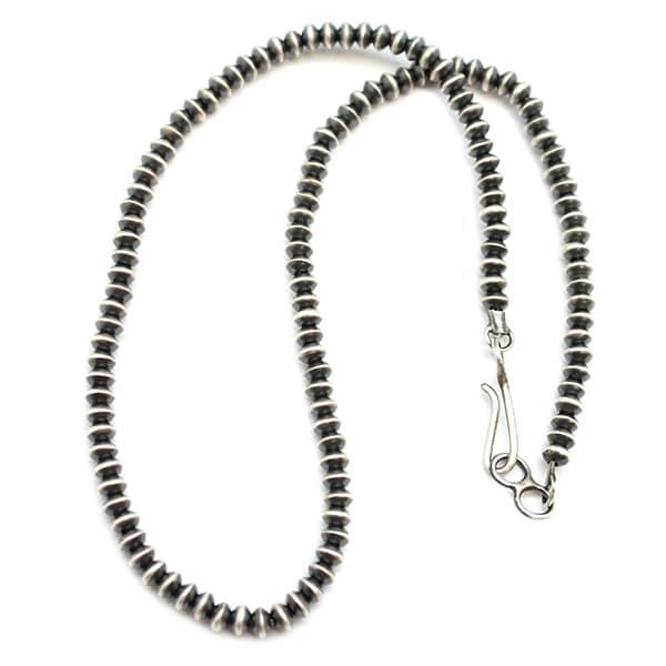 Silver Bead (Navajo Pearl) Necklace