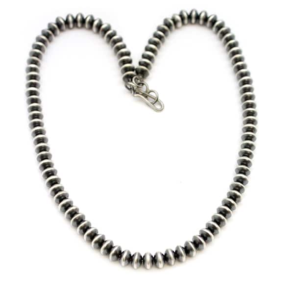 Silver Beads (Navajo Pearl) Necklace