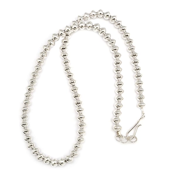 Silver Bead Navajo Pearl Necklace