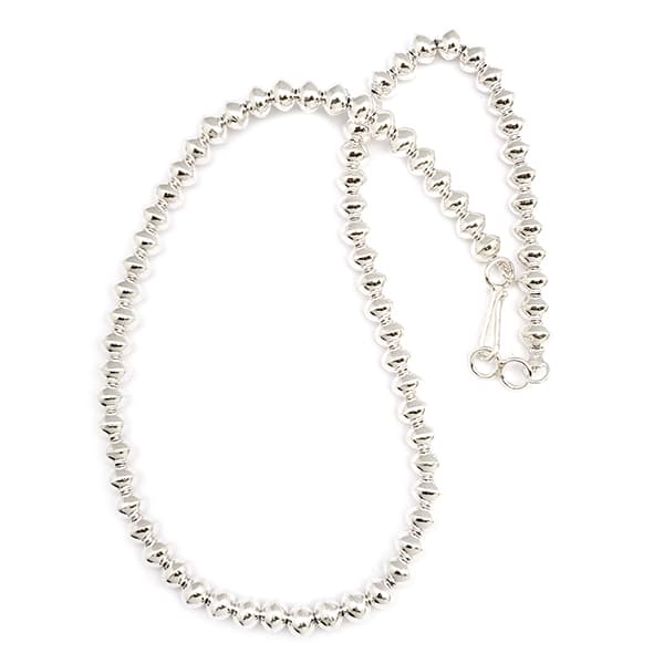 Silver Bead Navajo Pearl Necklace
