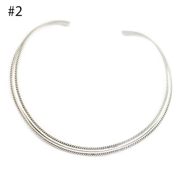 Sterling Wire Neck Collar