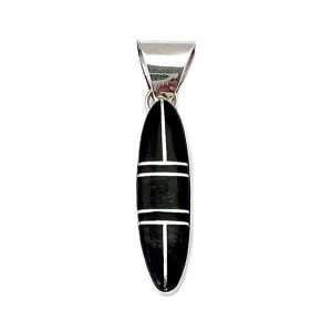 Jet Inlay Pendant