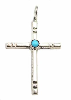 Turquoise Cross Pendant