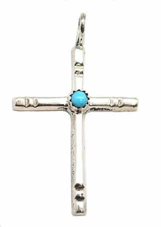 Turquoise Cross Pendant
