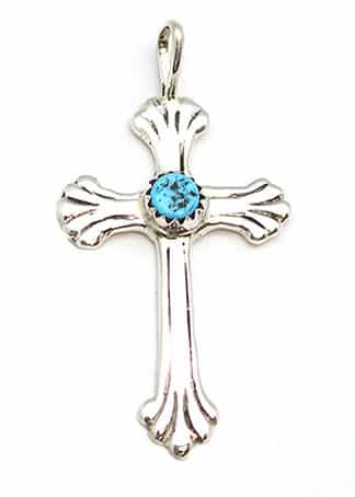 Turquoise Cross Pendant