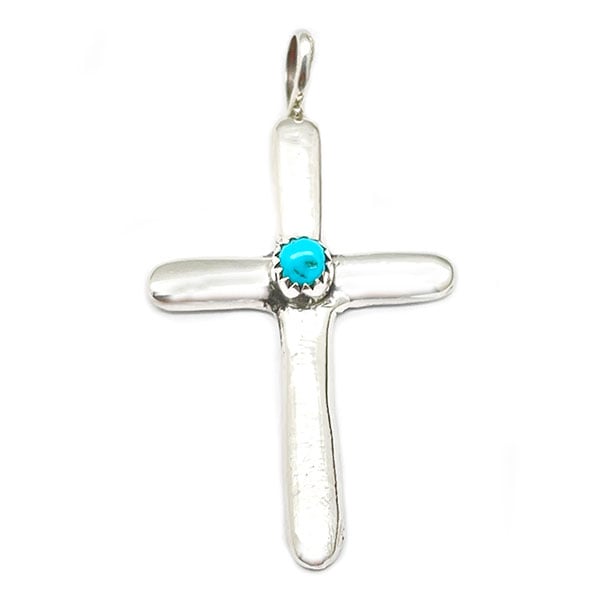 Turquoise Cross Pendant