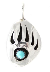 Badger Paw Pendant