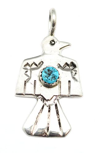 Turquoise Thunderbird Pendant