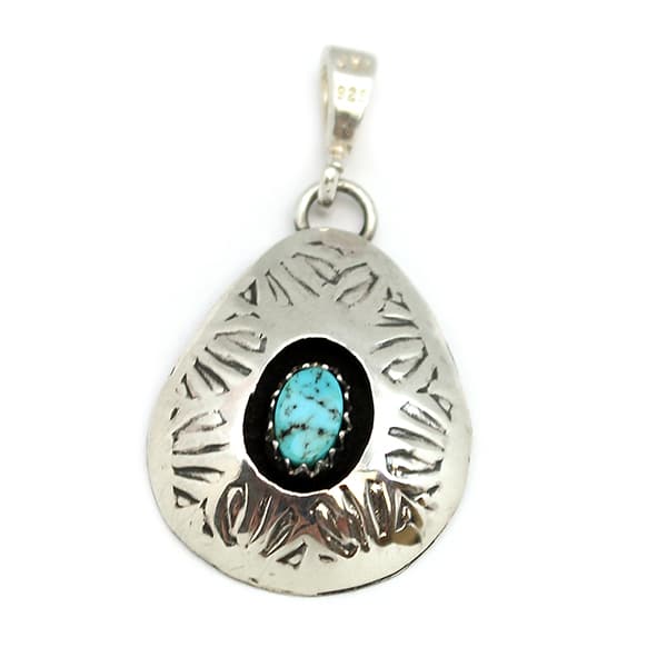 Turquoise Shadowbox Pendant