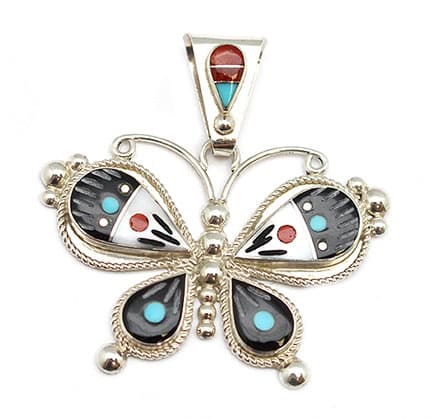 Inlay Butterfly Pendant - Image 2