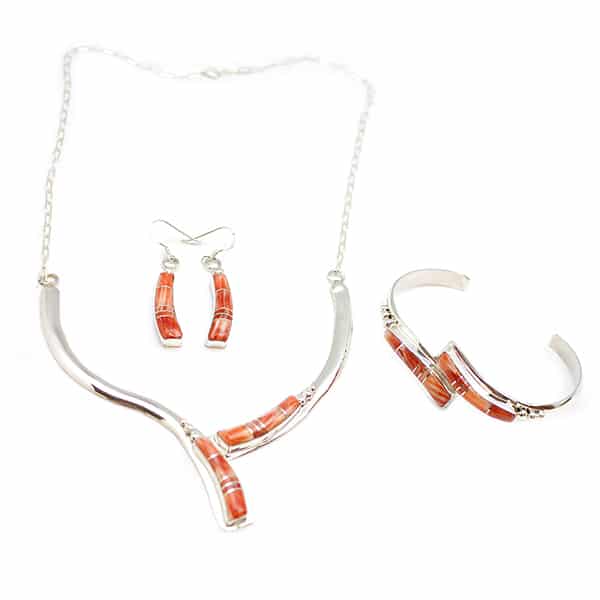 Spiny Oyster Inlay Necklace