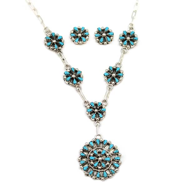 Turquoise Necklace & Earring Set