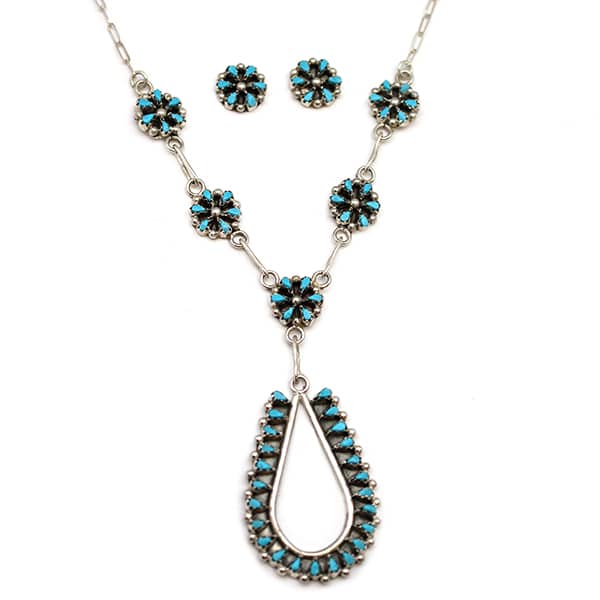 Zuni Turquoise Necklace Set