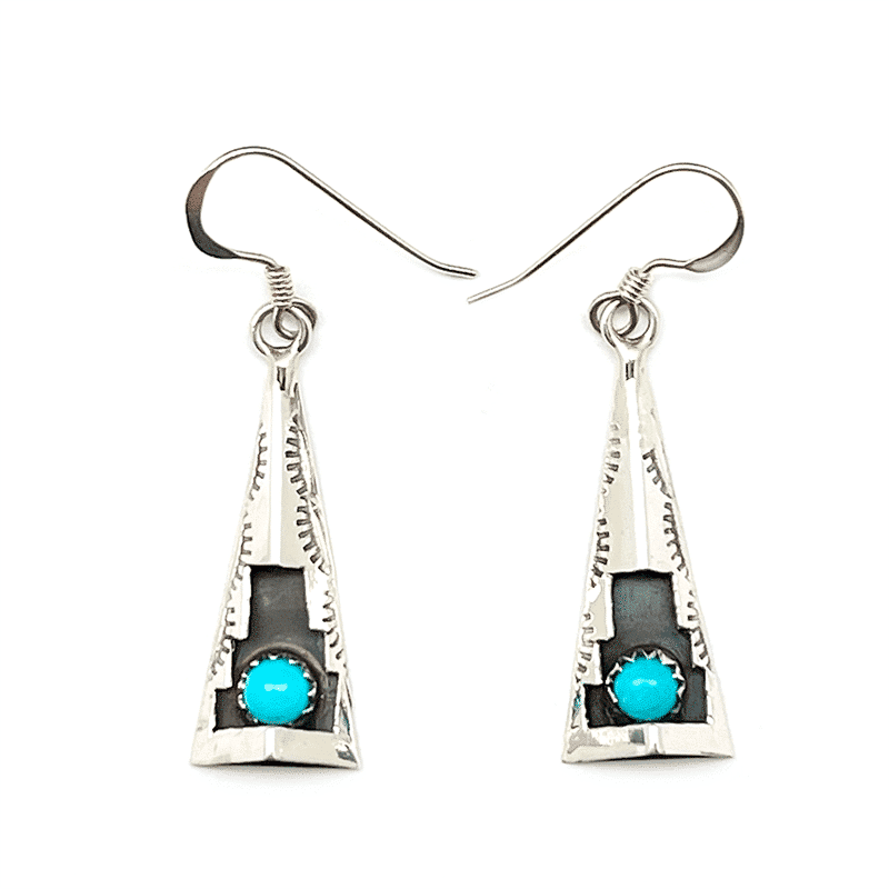 Turquoise Shadowbox Earrings