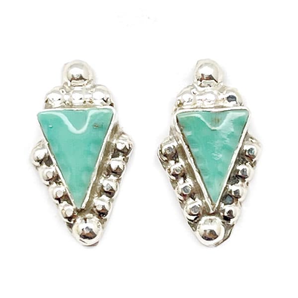 Zuni Inlay Arrowhead Earring