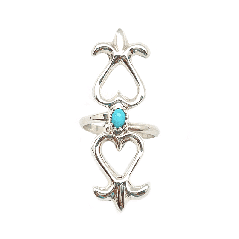 Turquoise Cast Ladies Ring (click for size available)