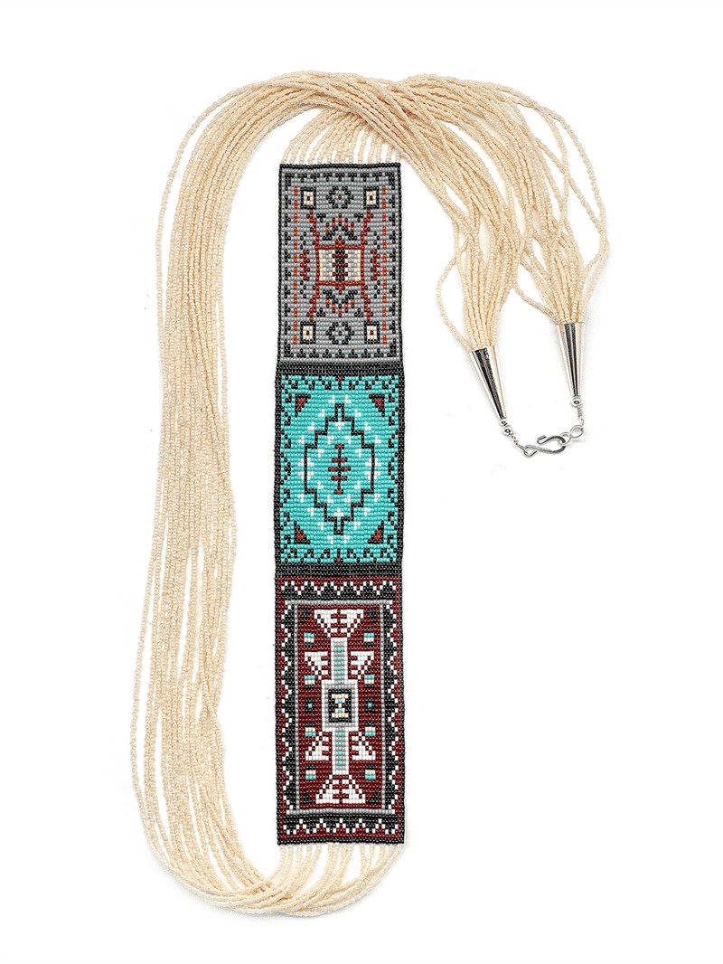 Turquoise And Coral Buckle