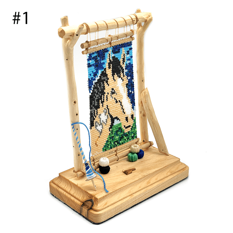 Cedar Horse Loom Decoration