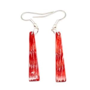 Spiny Oyster Slab Earrings