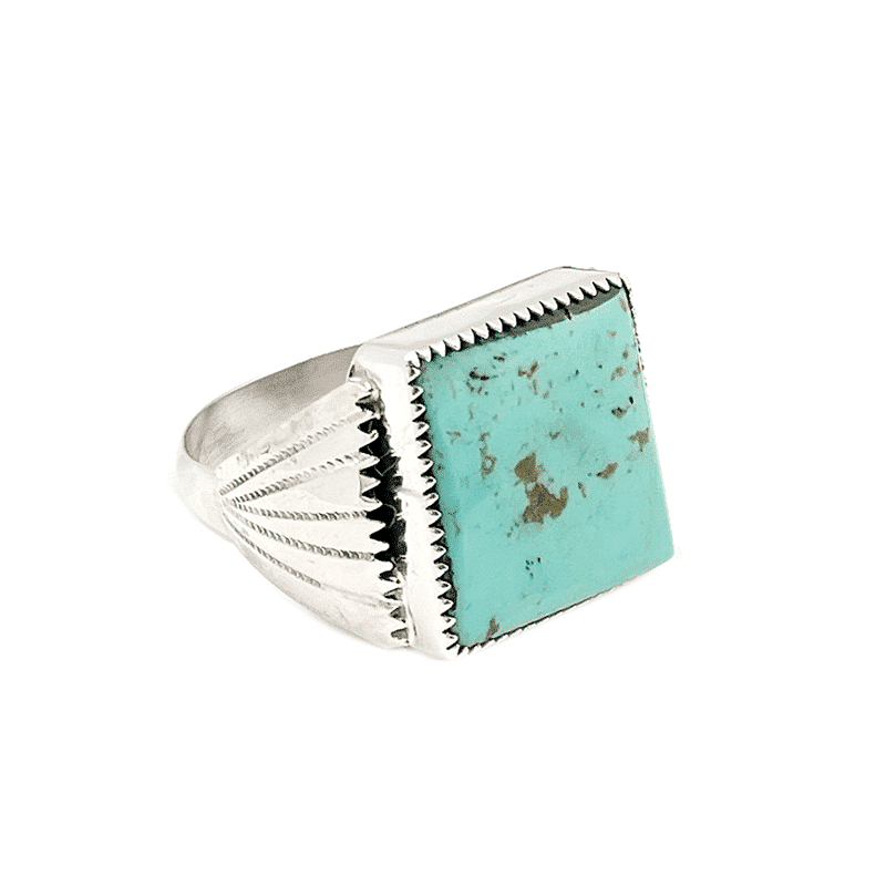 Square / Rectangle Turquoise Ring
