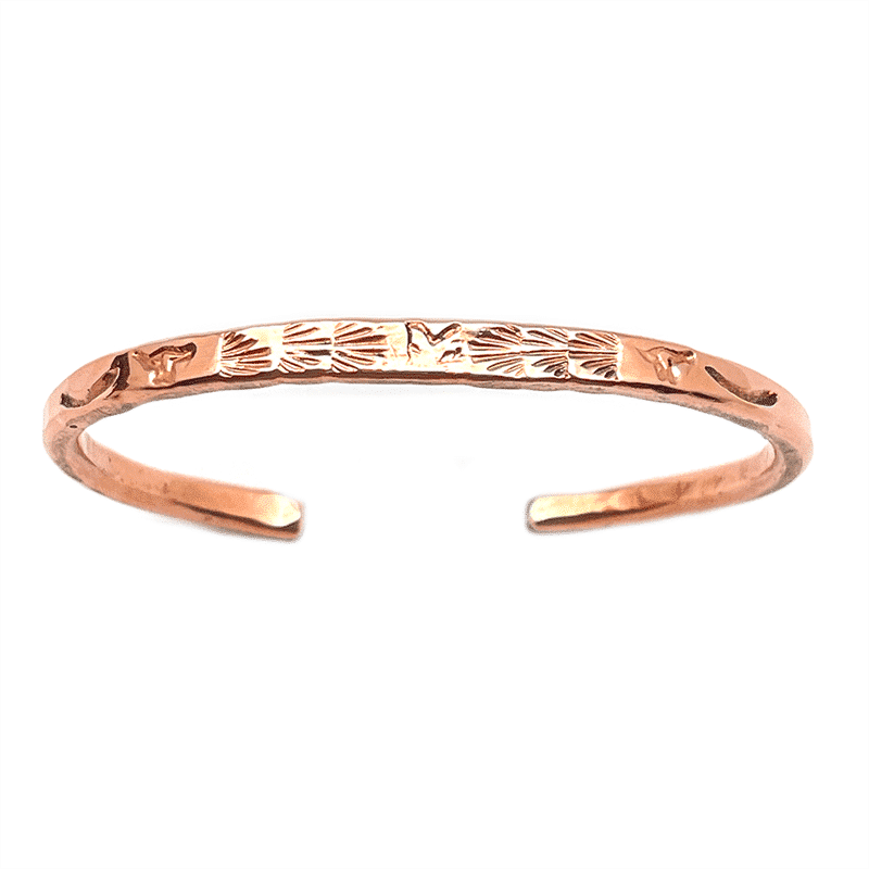 Stamped Copper Bracelet