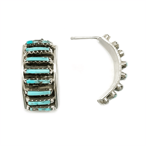 Turquoise Hoop Earring