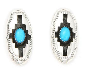 Turquoise Shadowbox Earrings