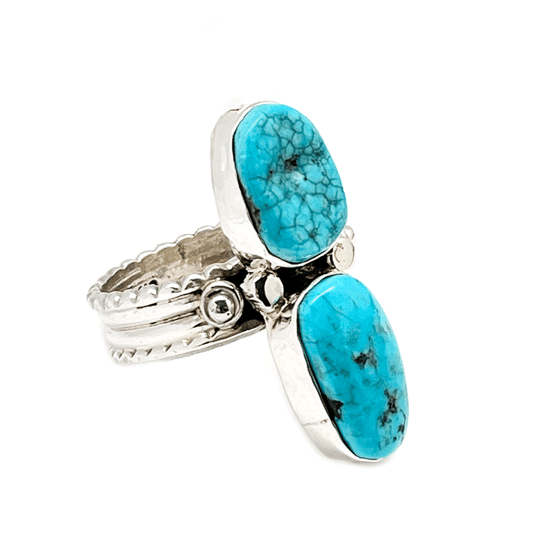 Two Turquoise Women's Ring