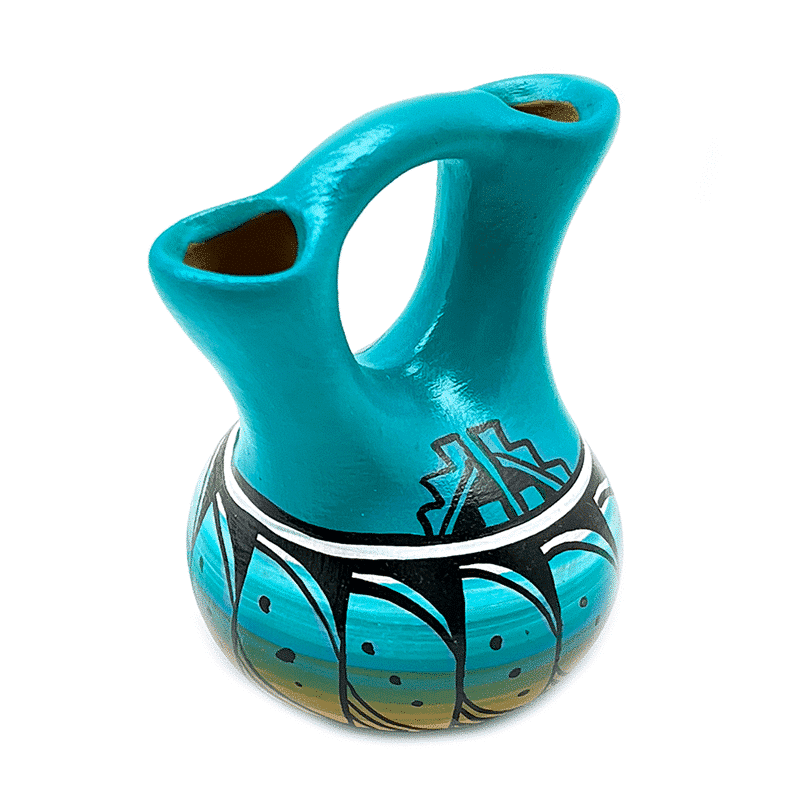 Turquoise And Coral Buckle