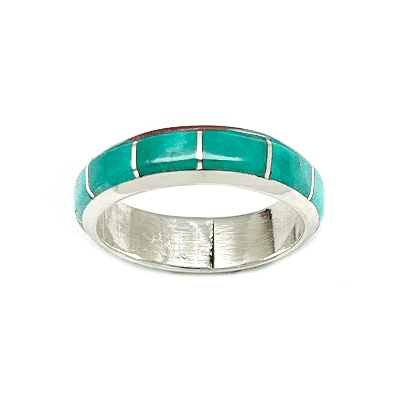Zuni Inlay Band Ring