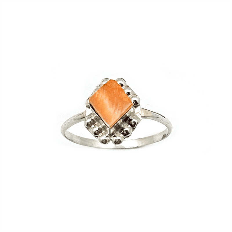 Zuni Inlay Turquoise Ring - Image 2