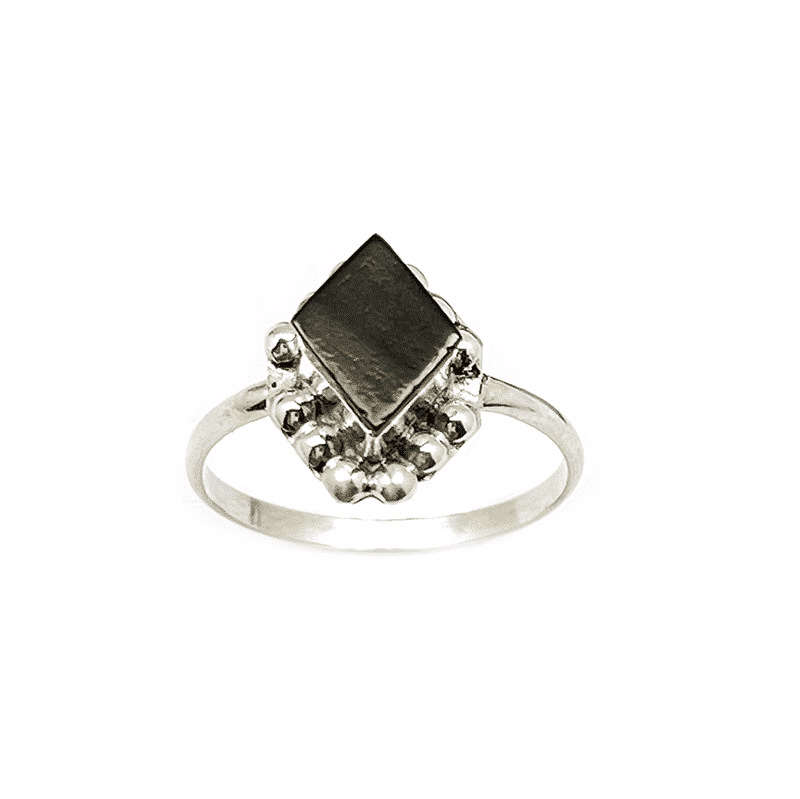 Zuni Inlay Turquoise Ring - Image 4